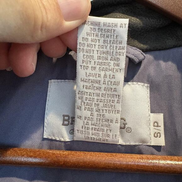 Browning Jacket Womens Small Purple For Her Fleece Lined Leather Collar Hunting - Picture 14 of 16